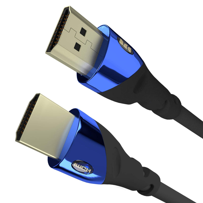 Monster Ultra High-Speed 8K Cobalt HDMI 2.1 8ft Cable at 48 Gbps for Apple TV, Roku, Samsung, QLED, Sony, LG, Playstation, PS5, PS4 and Xbox 8 ft