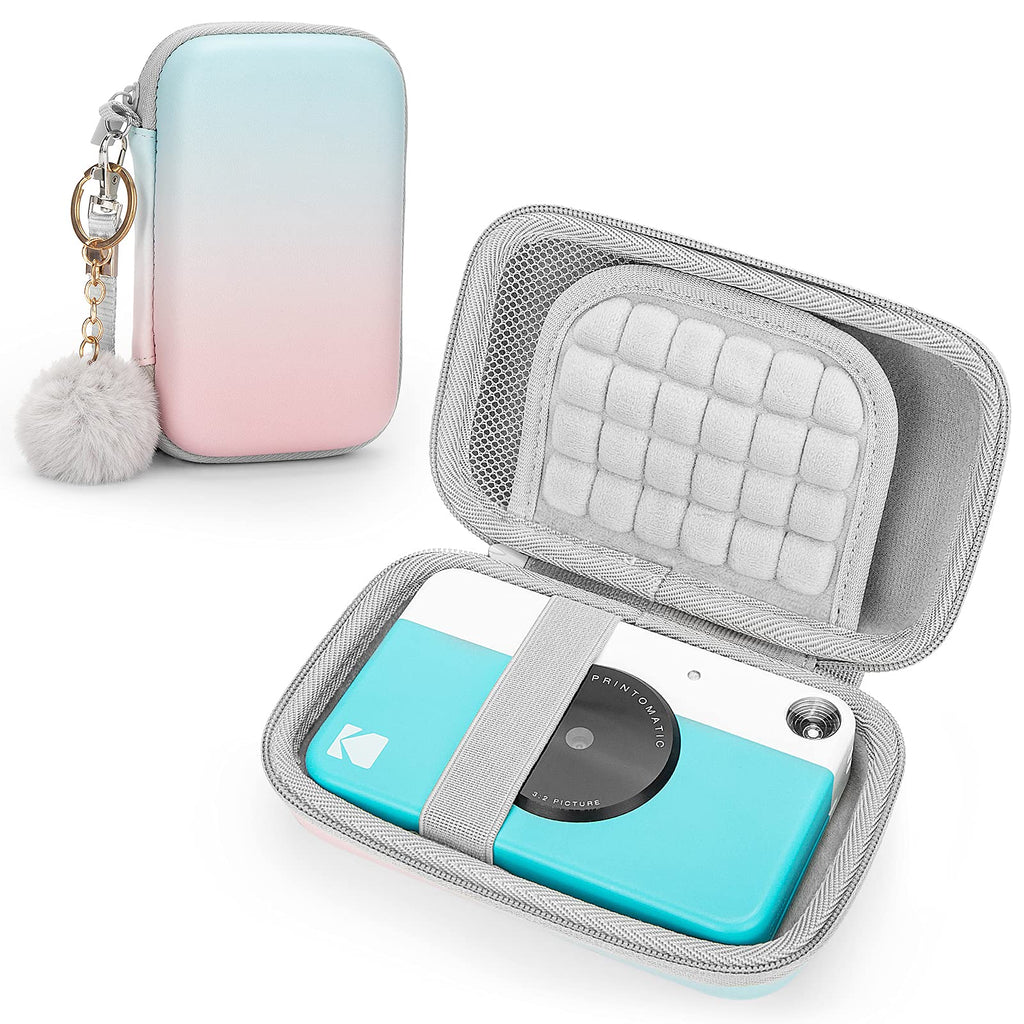 Yinke Case for Kodak PRINTOMATIC/Smile/Mini 2 HD/Smile Portable Instant Photo Printer, Travel Carry Case Protective Cover (Gradient) Gradient