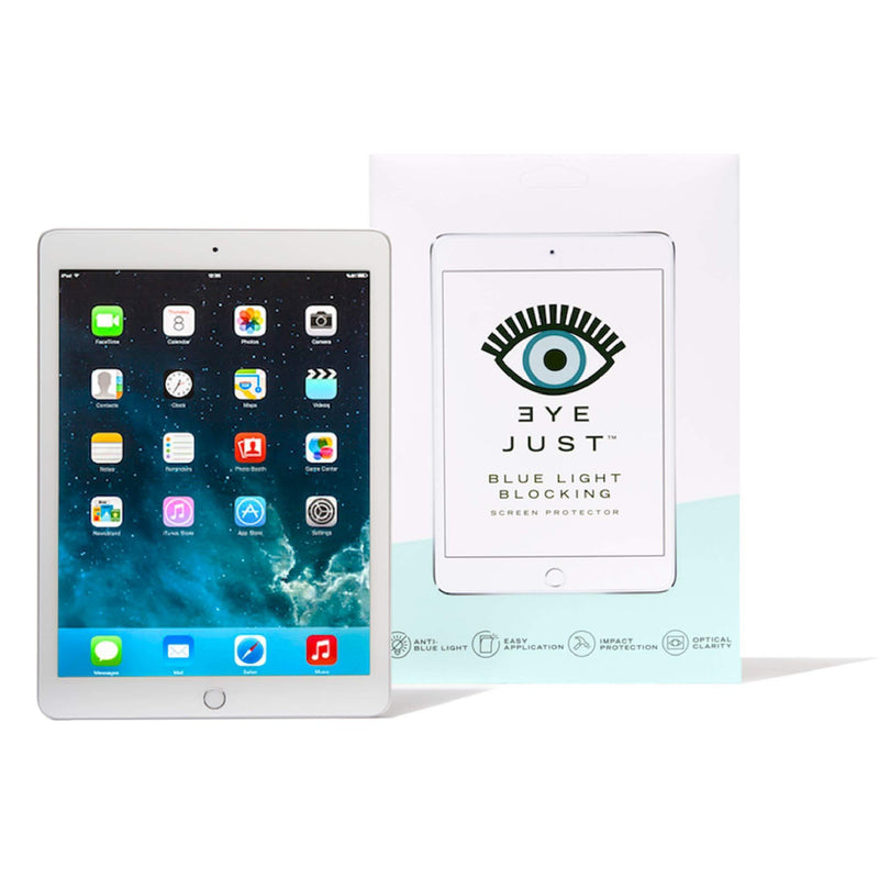 EyeJust Blue Light Blocking Screen Protector, Compatible with iPad 9.7 inch, Anti-UV Eye Protection, Relieve Eye Strain, Premium Full Screen Coverage