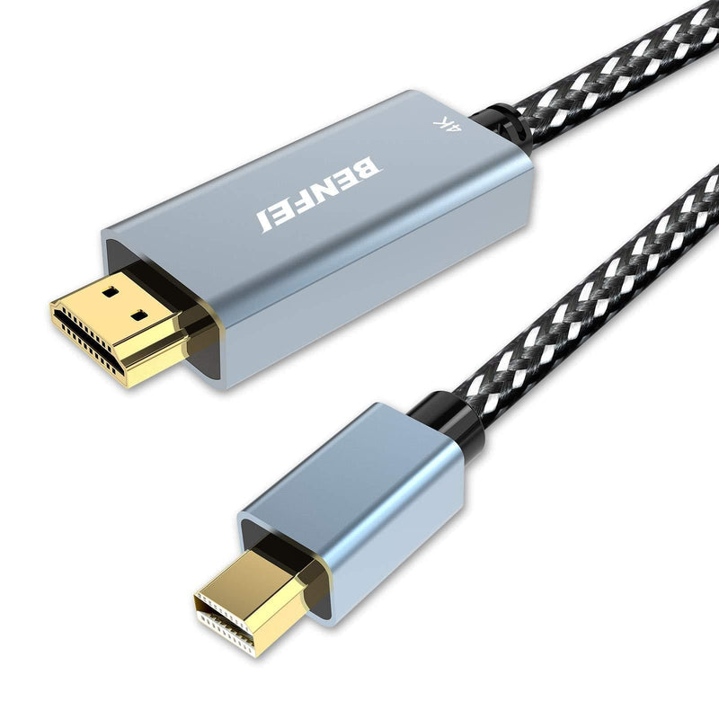 BENFEI Mini DisplayPort to HDMI Cable, 4K Mini DP to HDMI Cable - 6 Feet