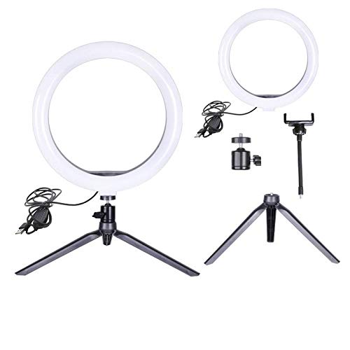 10 inch Led Ring Light with Tripod Stand for Live Stream Makeup YouTube Video