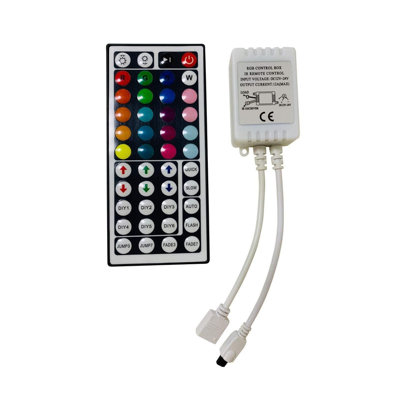 LED Light Strip Remote Controller IR Remote Led Strip Llights Adapter Controller for RGB 5050 2835 3528 LED Strip Lights 1 line remote