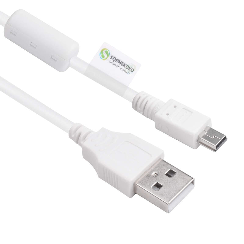 Replacement IFC-400PCU Canon Camera USB Cable for Canon PowerShot EOS DSLR Cameras & Camcorders (White) White