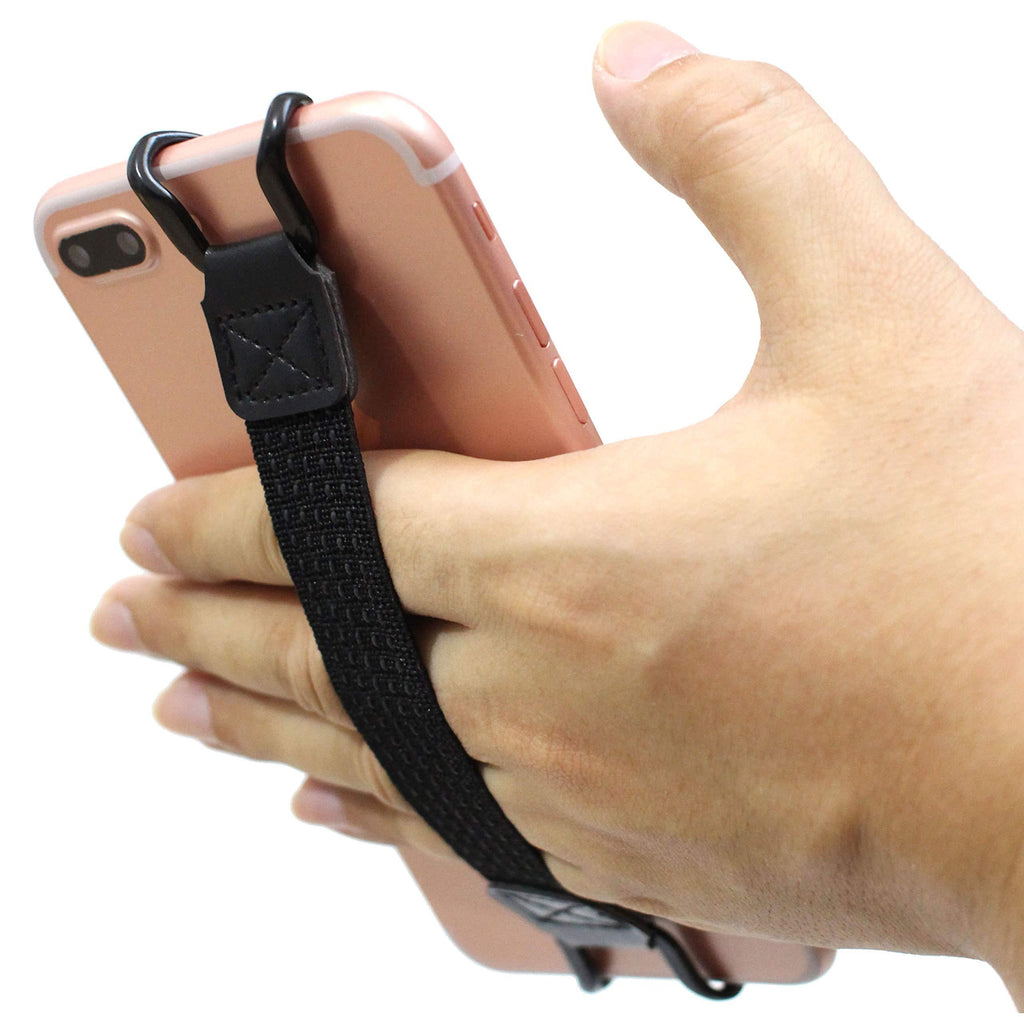 Dhana Style Hand Strap Holder Drop Prevention Elastic Bundle Grip Belt Compatible with Smartphone Kindle Safe Grip Strap Hook Wristband Type: Thin (Small) Small