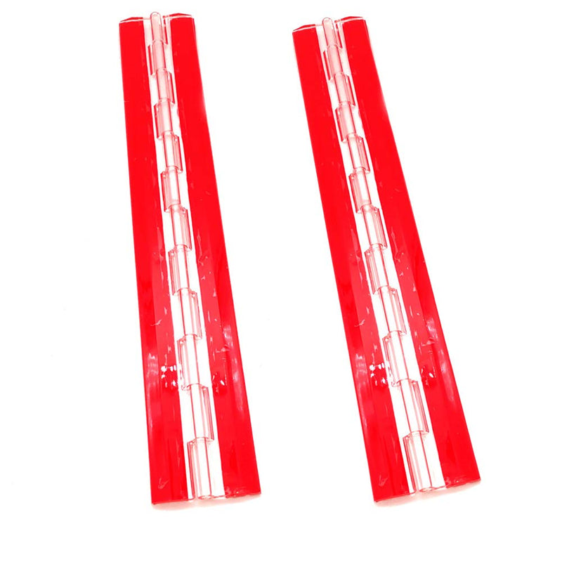 Transparent Plastic Acrylic 300mm Continuous Piano Hinge 12" Acryl-Hinge Acrylic 12 inch Hinge（Self- Adhesive） 2 Pack , ， for DIY Transparent Box, Display Stand etc.