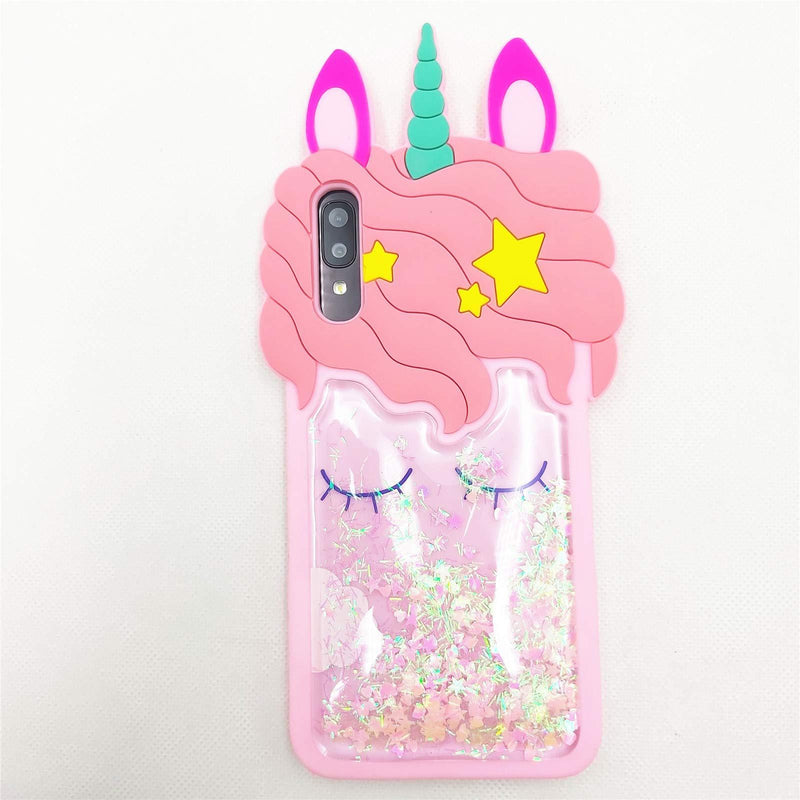 for Galaxy Note 20 Ultra Case Cute Samsung Note 20 Ultra Case Quicksand Unicorn 3D Cartoon Soft Silicone Rubber Cover Women Teen Girls Phone Cases Samsung Galaxy Note 20 Ultra (Galaxy Note 20 Ultra)