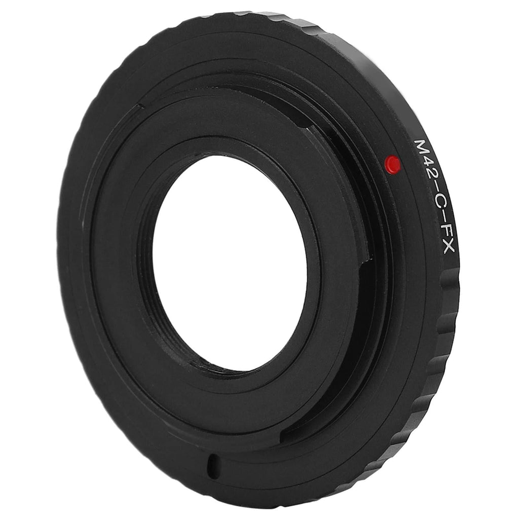214 Adapter Ring, M42‑C‑FX Lens Converter Aluminium Alloy Camera Accessory for M42/C Mount Lens for FX Mount Camera Body - Black