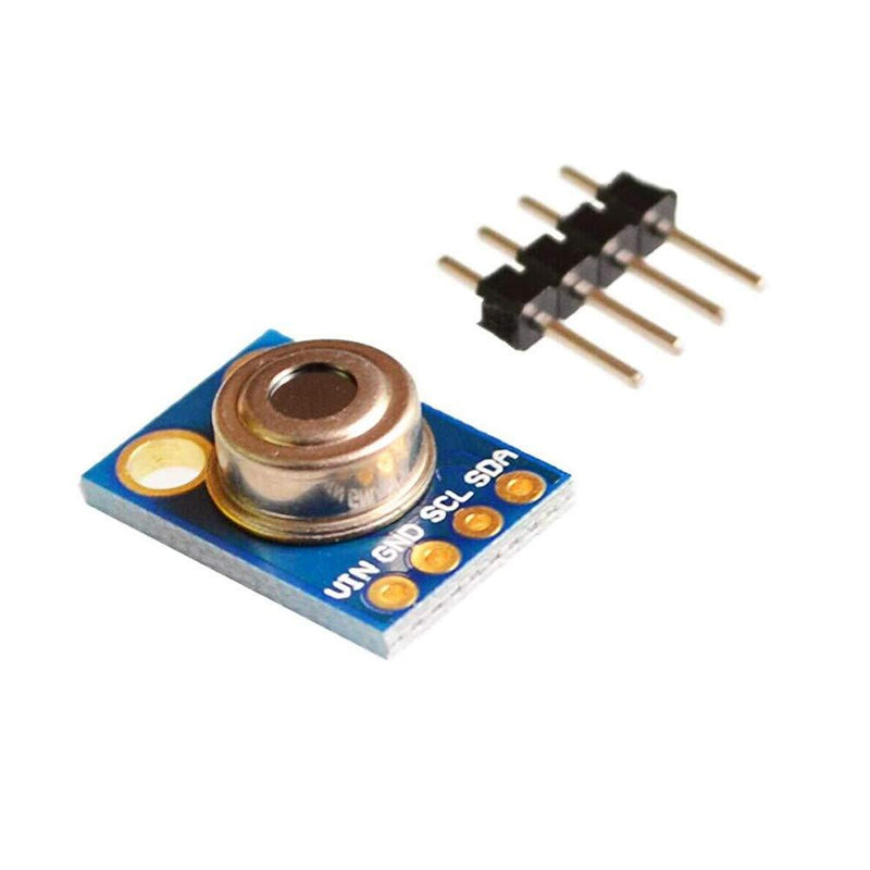 Taidacent GY-906 MLX90614 ESF Infrared Temperature Sensor Module IIC Serial Interface 3-5V Non-Contact Temperature Sensor Module for 51 MCU Microcontroller