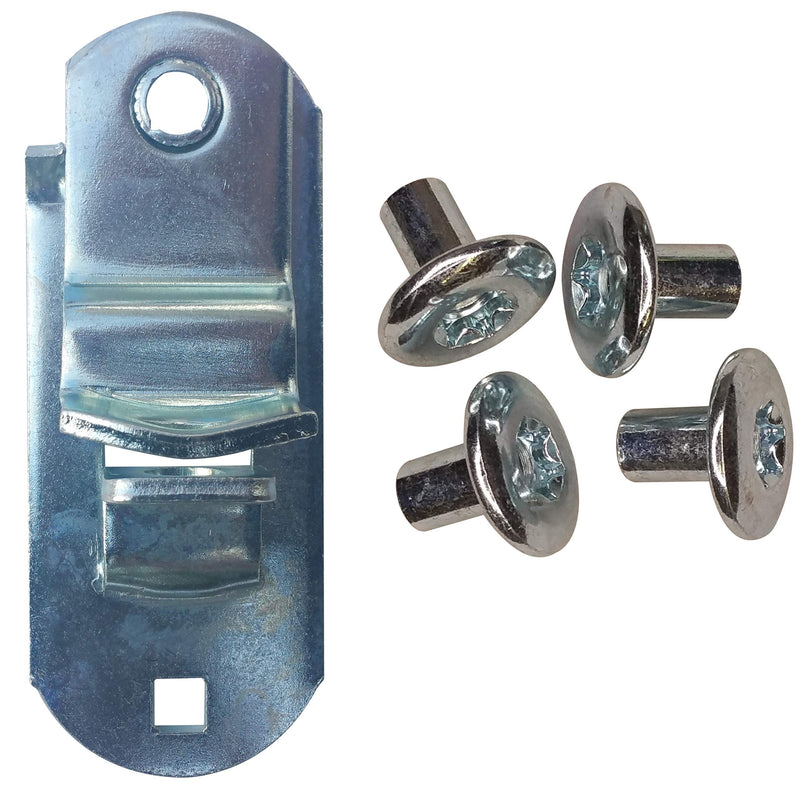JQuad Trailer Door & Ramp Locking Hasp -4" Mounting- with Torx Barrel Nut Hardware