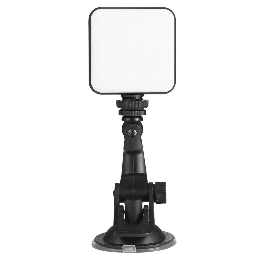 PUXING Video Conference Lighting Kit, Adjustable Video Light with Suction Cup for Remote Working, Video Conferencing, Zoom Calls, Self Broadcasting, Live Streaming Black+white