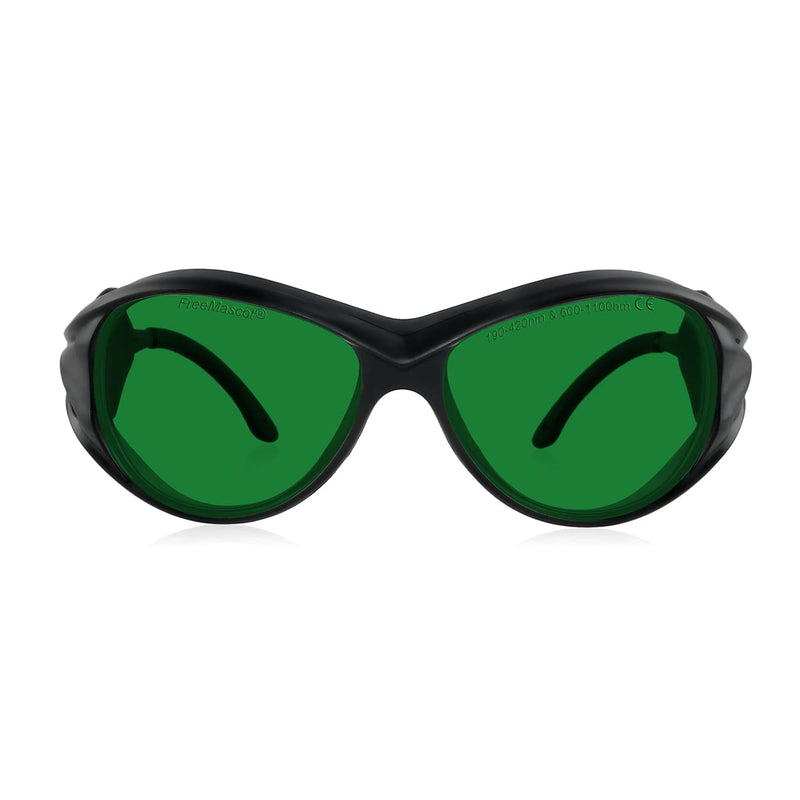 FreeMascot OD 8+ 190nm-420nm / 600nm-1100nm Wavelength Violet / Red / Infrared Laser Safety Glasses Frame Style 2
