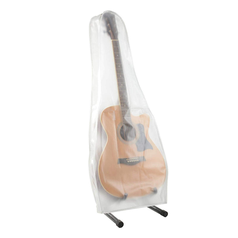 Clear Guitar Shell Case Guitar Dust Cover Durable Washable Dust Protector Guitar Bag Fits Acoustic Guitar Cover Frosted Acoustic Guitar Cover