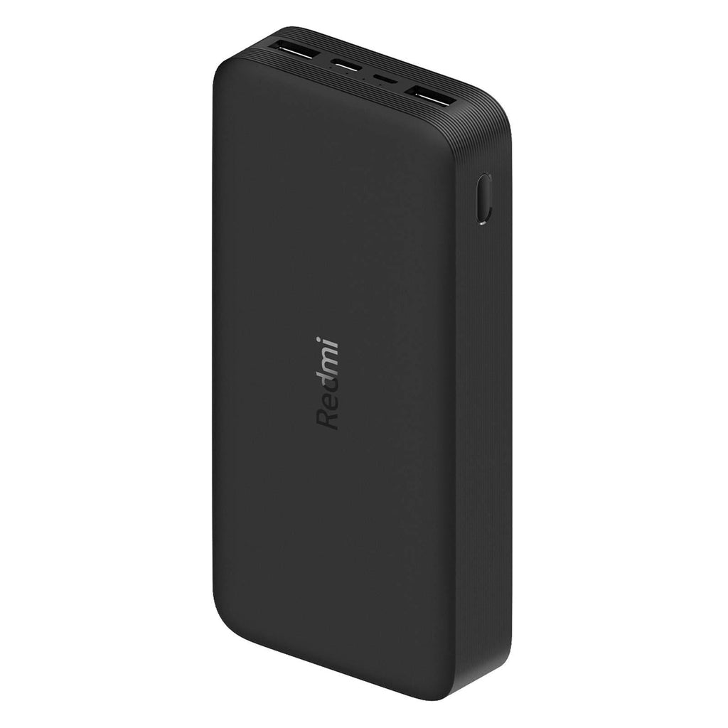 Xiaomi 20000mAh Redmi Power Bank, Fast Charge, Two-Way 18W Fast Charge, Dual Input and Output Ports, 74Wh High Capacity, External Battery Pack Compatible with iPhone, Samsung, Android Devices 20,000mAh
