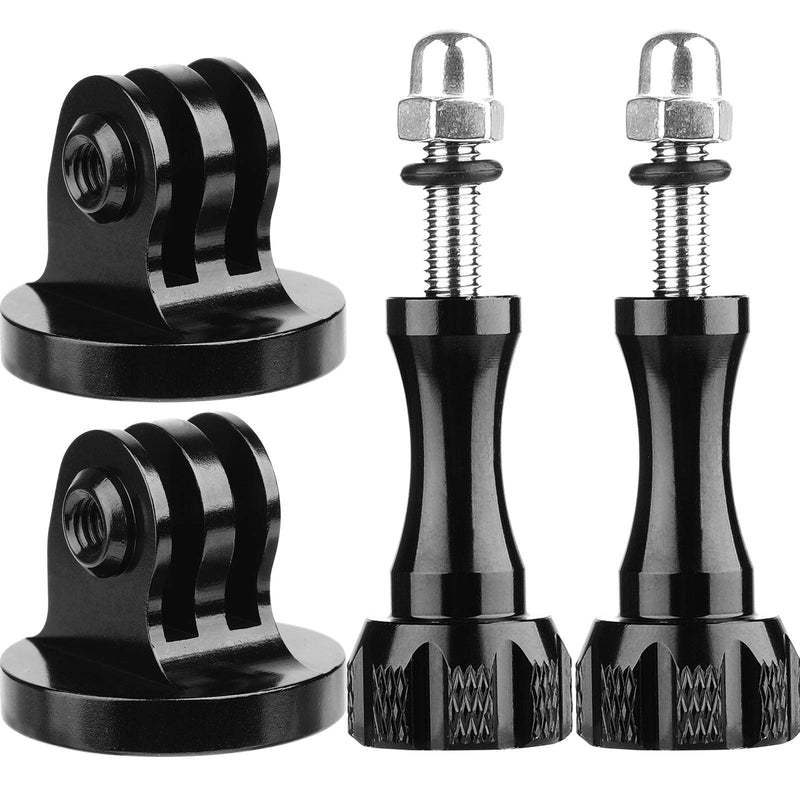 Tripod Adapter Mount with Thumb Screw Compatible with Gopro,Waterproof Aluminum Screw Mount Adapter for Tripod Compatible with Gopro Hero 9 8 7 6 5 4,Session 3 2 1,Dji Osmo,Sjcam,Xiaoyi Action Cameras