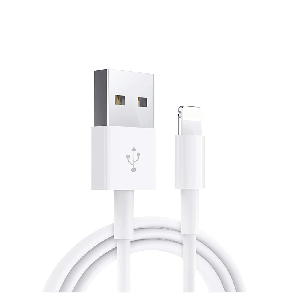 Apple iPhone/iPad Charging/Charger Cord Lightning to USB Cable[Apple MFi Certified] Compatible iPhone 11/ X/8/7/6s/6/plus/5s/5c/SE,iPad Pro/Air/Mini,iPod Touch(White 1M/3.3FT) Original Certified 1Pack
