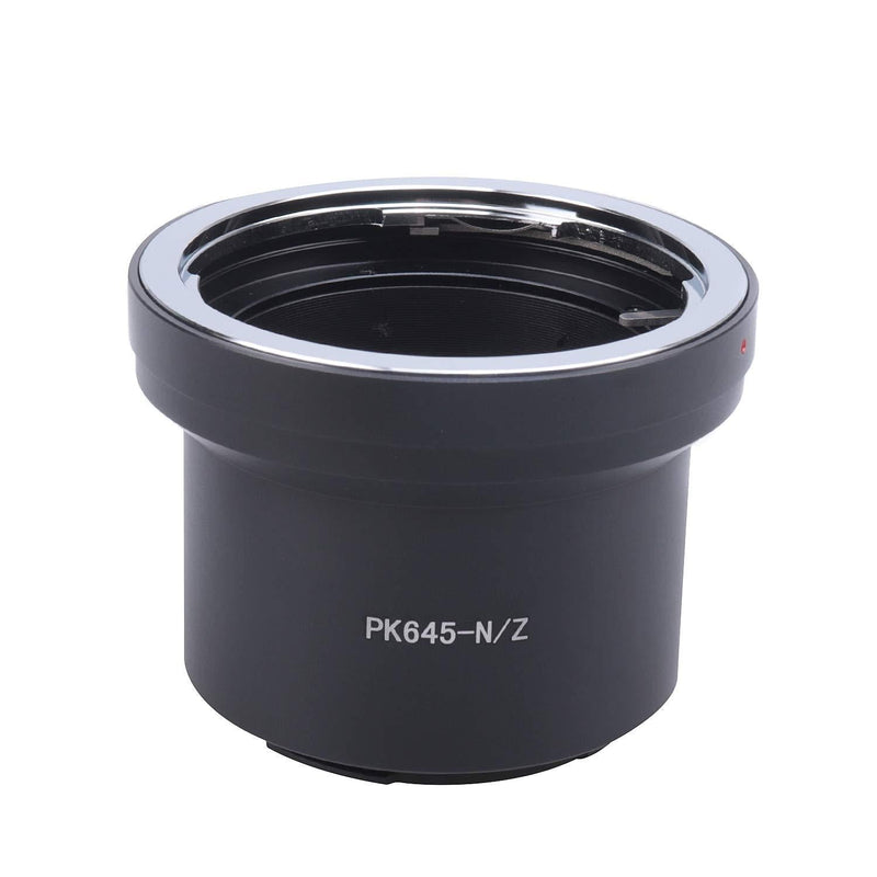 Foto4easy Lens Adapter Ring for Pentax PK645 Mount Lens to Nikon Z Mount Z6 Z7 Z50 Digital SLR Camera