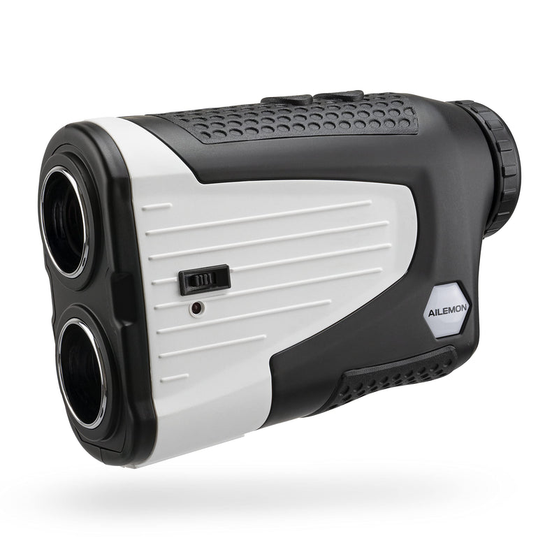 AILEMON Pro 6X Magnification 1000 Yard/1200 Yard Range Golf Laser Rangefinder, Long Distance Ranging with Great Accuracy(±1), One-Button Turn Slope On-Off, Easy-to-Use Tournament Legal Range Finder White