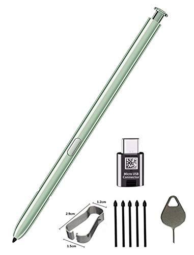 Galaxy Note 20 Stylus Pen Touch S Pen Replacement for Samsung Galaxy Note 20,Note 20 Ultra 5G S Pen+Type-C Adapter+Tips/Nibs+Eject Pin (Green) Green