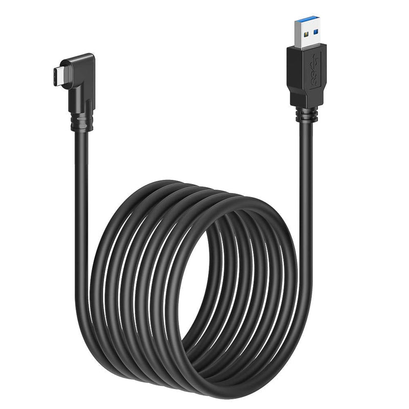 Compatible for Oculus Link Cable 10ft, DHH USB 3.2 Gen1, USB C to A, High Speed Data Transfer & Fast Charging Cable Compatible for Quest 1/2 Headset to a Gaming PC… Dark black -10ft