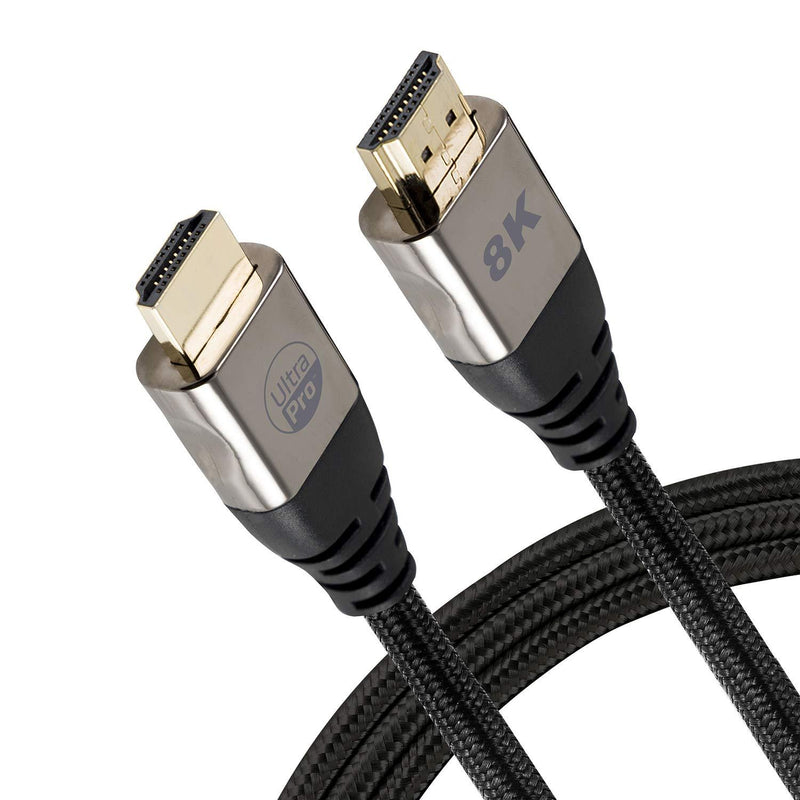 UltraPro 8K HDMI Cable, 6 ft. HDMI 2.1, 8K @ 60Hz, 4K @ 120Hz, High-Speed 48Gbps, for PS5, Xbox Series X and 8K TV and Monitors, HDCP 2.2, eARC HDR VRR Low Latency, 57347 8K | HDMI 2.1 6 ft.