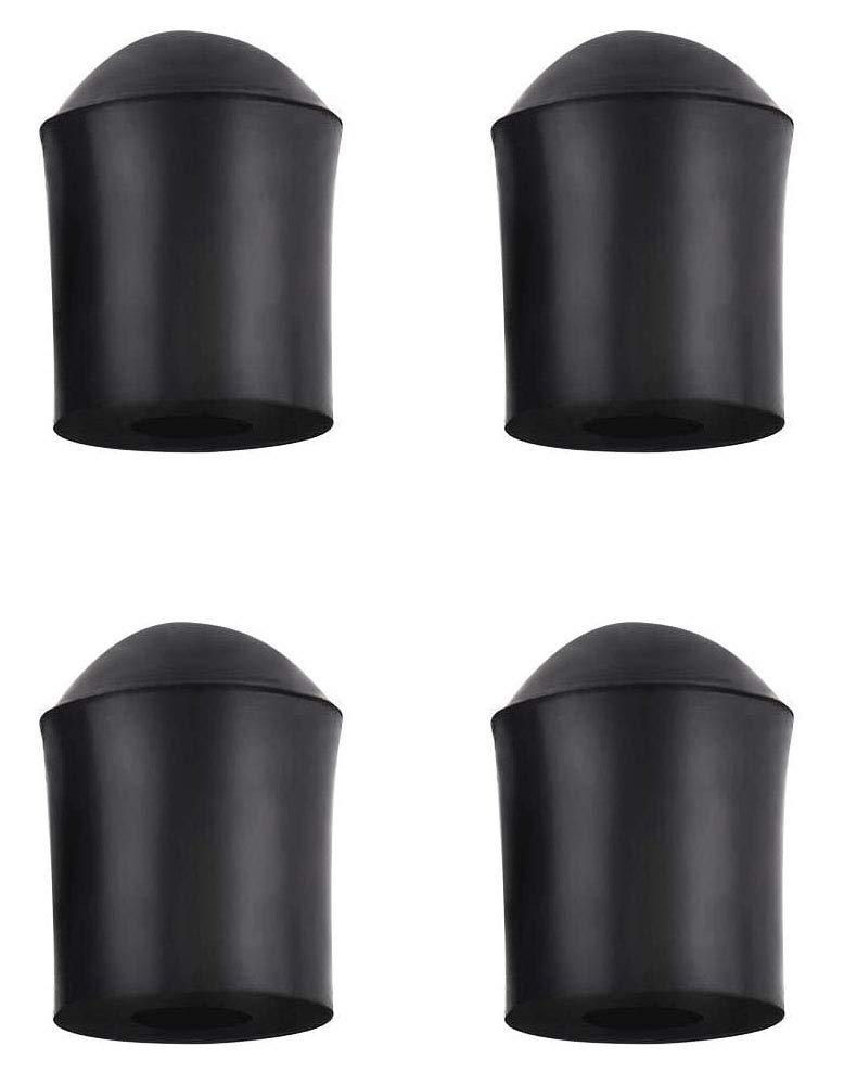 Jiayouy 4pcs Double Bass Endpin Rubber Tip Stopper Protector String Instrument End Cap Accessory
