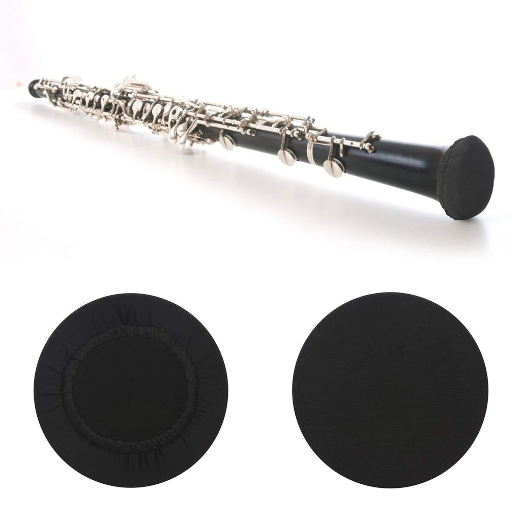PlutuX 2Pcs Instrument Bell Cover Reusable Elastic Dust-proof Cover Ideal for Clarinet Tenor Saxophone Alto Saxophone Trumpet Reduce the Diffusion of Aerosols 3 inch