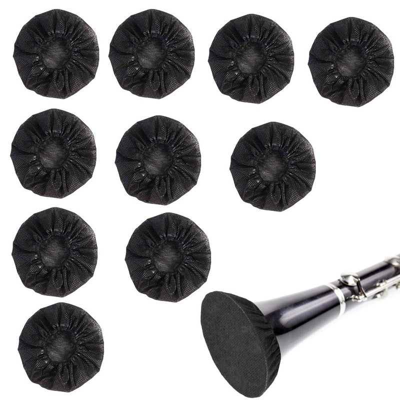 100 Pieces Disposable Non-Woven Music Instrument Bell Cover 3" Ideal for Clarinet Trumpets, alto saxophone/trumpet, bass Clarinet/cornet and Other Musical Instruments of 3 Inches