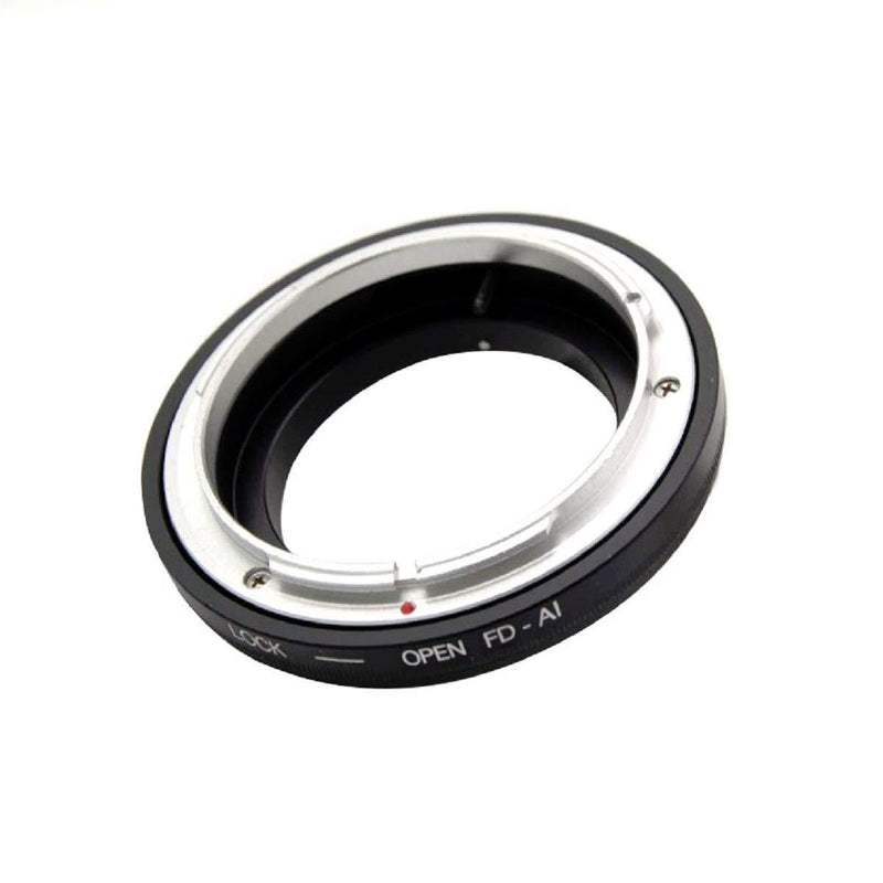 Zmarthumb - FD-AI Lens Adapter Ring, Lens Mount Adapter Ring Compatible for Canon FD Mount Lens to Fit on Nikon AI Mount Camera Body (for Macro Shooting Only)