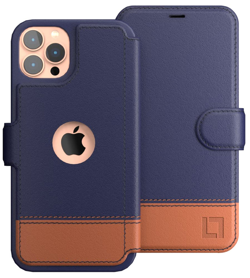 LUPA iPhone 12 Pro Max Case Wallet, Case with Card Holder for Men and Women, Faux Leather Flip Case, Luxury Cover, Desert Sky iPhone 12 Pro Max (6.7 Inch Diagonal Screen)