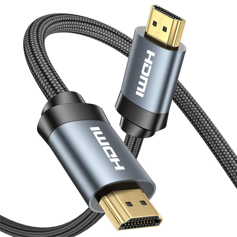 OULUOQI HDMI Cable 6 ft, High Speed 18Gbps 4K HDMI Cable, 4K, 2160P, 1080P, Ethernet-30AWG Braided HDMI 2.0 Cable -Audio Return(ARC) Compatible UHD TV, Blu-ray, PS4, PS3, PC,Projector