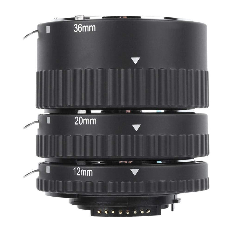 Camera Macro Extension Tube, 12mm+20mm+36mm TTL Autofocus Lens Adapter Ring for for Nikon SLR Lens and Camera