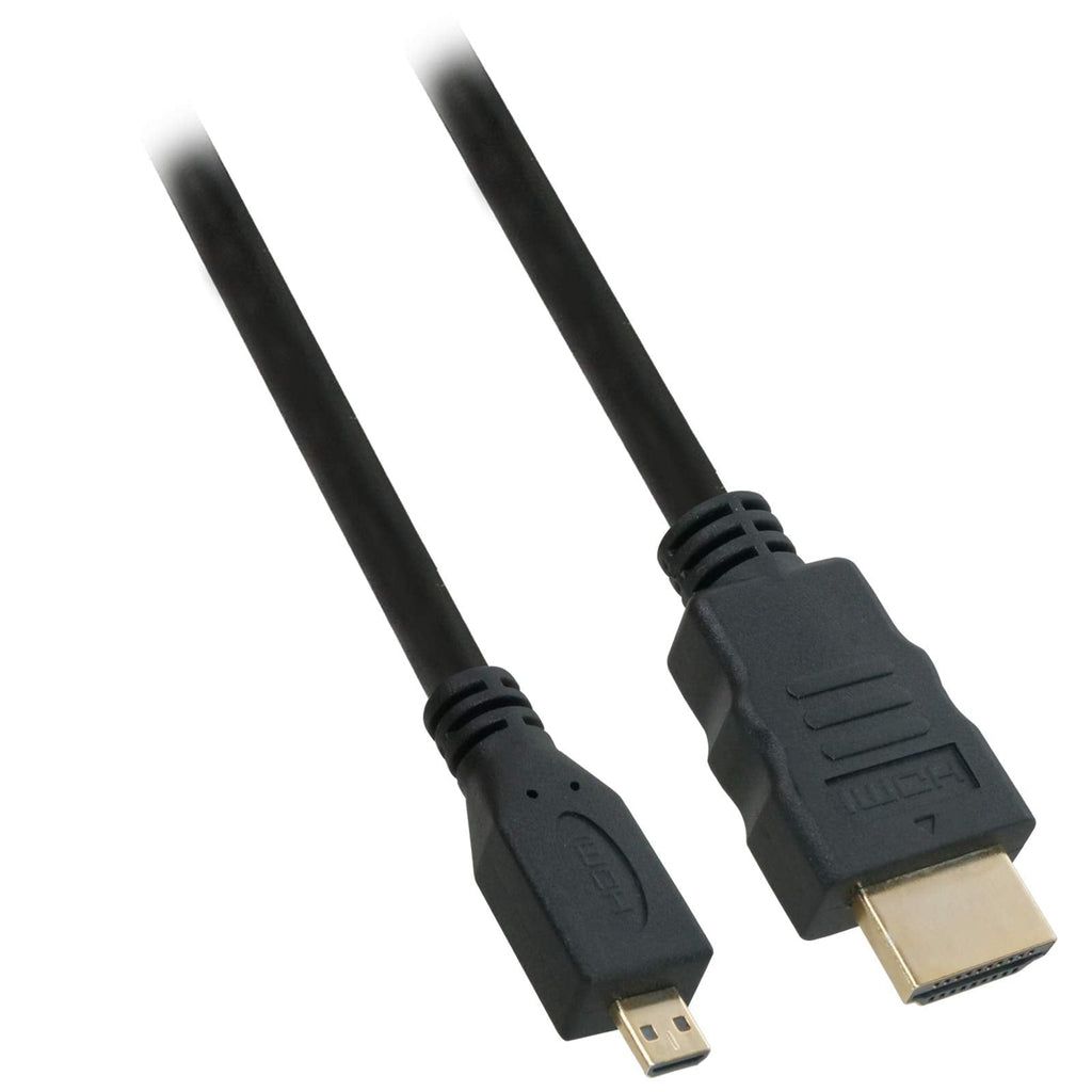 BRENDAZ Micro-HDMI to HDMI Cable Compatible with Olympus OM-D E-M1 Mark III, OM-D E-M10 Mark IV, OM-D E-M10 Mark III Mirrorless Digital Camera (3-feet) 3-feet