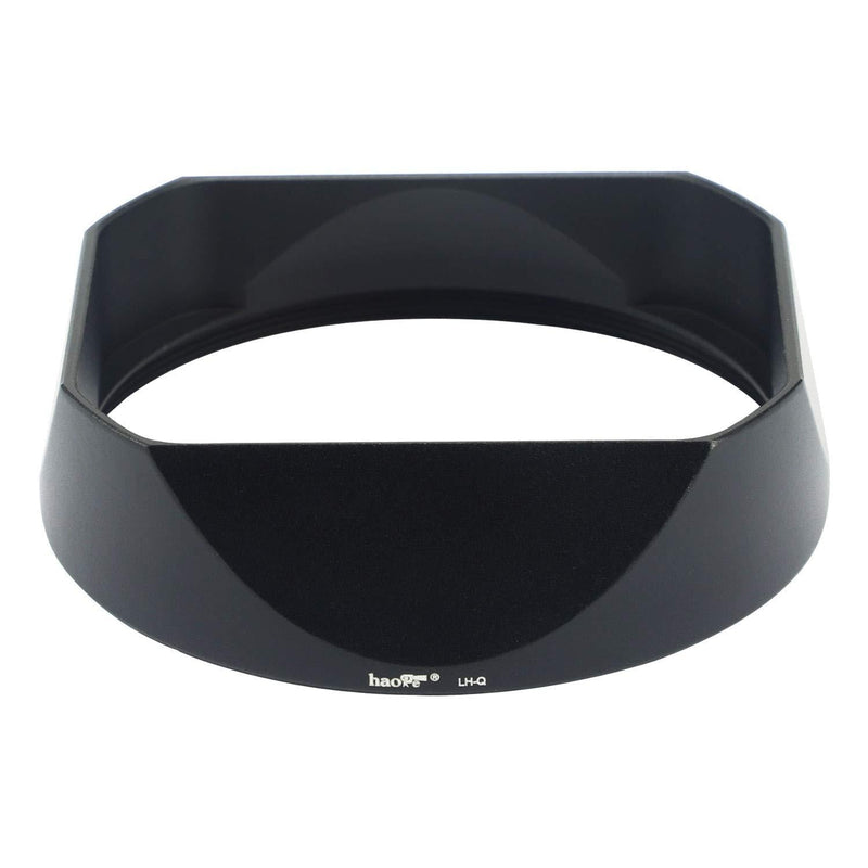 Haoge LH-LQ Metal Square Lens Hood for Leica Q2 Q Q-P QP q Camera Accessories Black