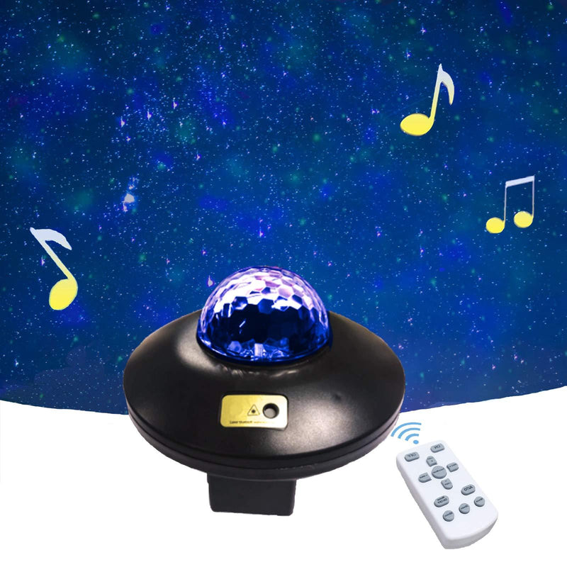 LEYOYO Galaxy Projector, 2 in 1 LED Star Projector Night Light with Ocean Wave Projector, Sky Lite with Bluetooth Speaker & Remote Control, Galaxy Light Projector for Bedroom, Game Rooms, Home Theatre