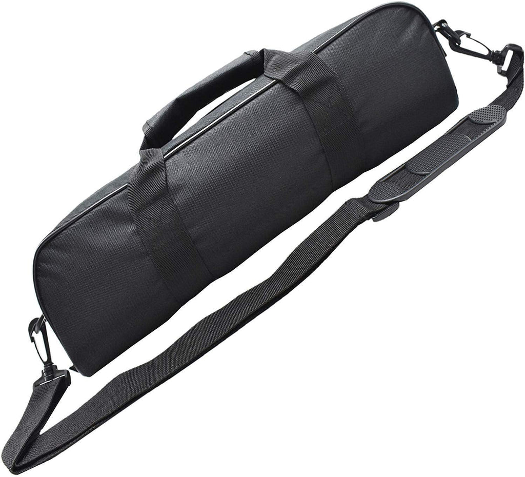 4.7x3.9x16.5in/12×10×42cm Padded Carrying Tripod Bag，Small Case Thicken with Shoulder Strap and Carry Handle for Tripods,Monopod and Musical Instrument,Durable Nylon,Light Weight