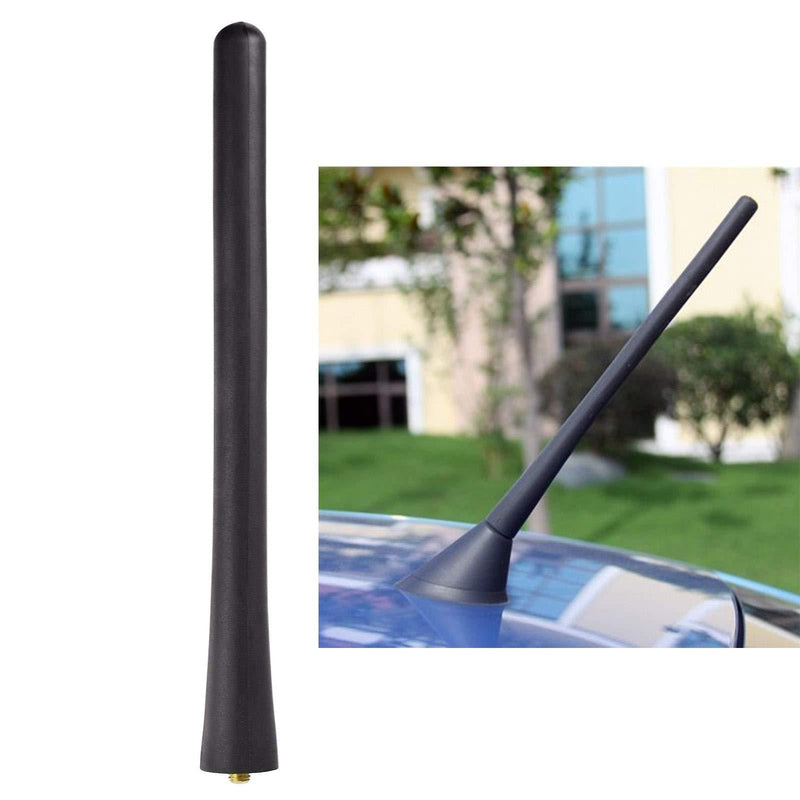 Bingfu Universal Vehicle Roof Mount Antenna Mast 6.3 inch Rubber Car Antenna Replacement Compatible with Toyota Honda Nissan Mazda Ford Chevy Chevrolet GM Dodge Jeep VW Audi Mini Cars