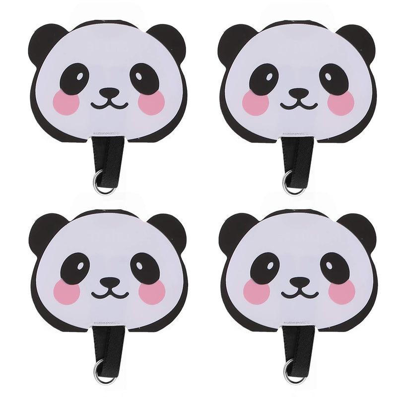 OUTXE Universal Phone Tether Tab, 4 Pack Phone Lanyard Replacement Part for Phone Strap (4 PCS)- Panda With Adhevise-Panda