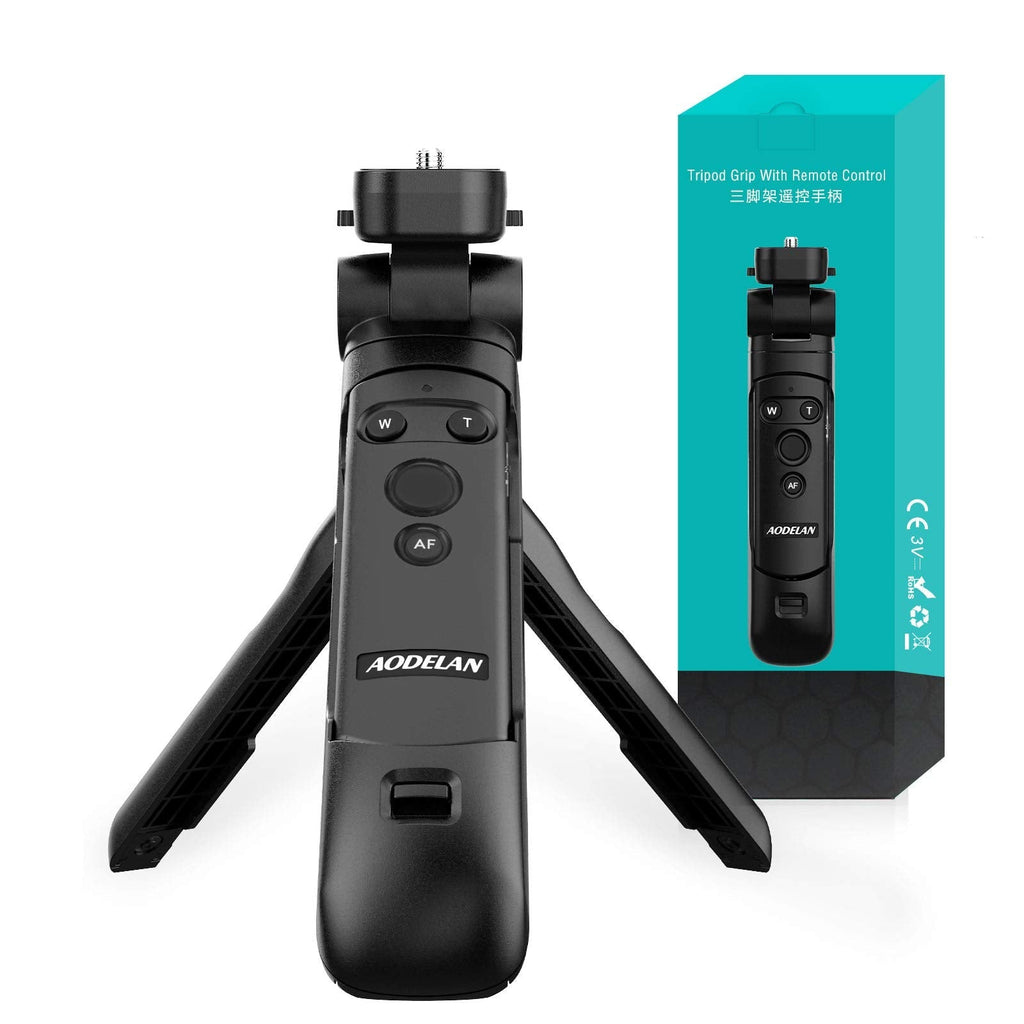 AODELAN Camera Shooting Grip, Handle Mini Tripod with BR-E1B Wireless Remote Shutter for Canon EOS R3 R RP R5 R6 90D M50 SL2 PowerShot SX70 HS Cameras, Replaces Canon HG-100TBR