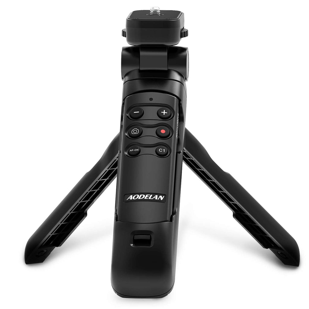 AODELAN Wireless Shooting Grip Tripod with Remote Control for Vlogging, for Sony ZV-1, a6100, a6400, a6600, a7 III, a7R III, a7R IV, a9, a9 II, Replace Sony GP-VPT2BT