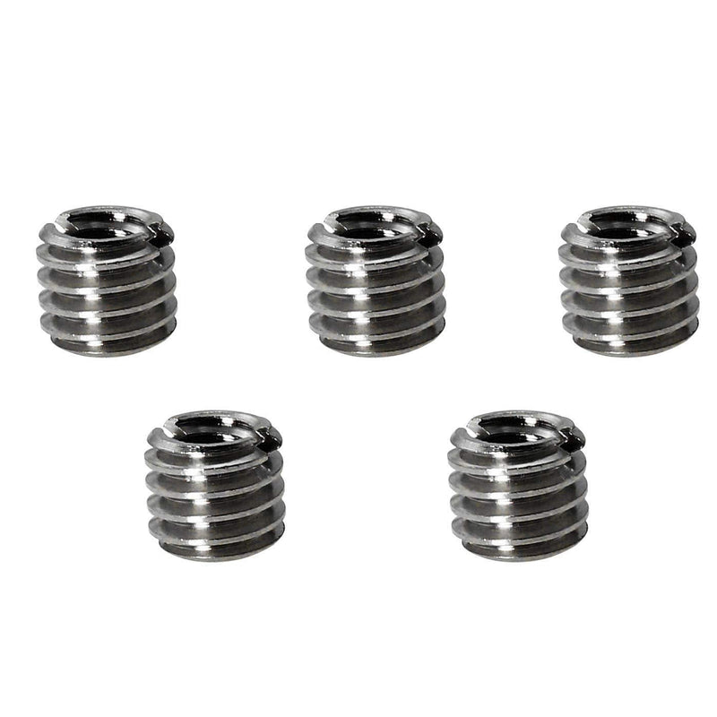 ZZHXSM 5pcs 1/4" to 3/8" Conversion Screw Nut Tripod Pan Tilt Quick Mounting Plate Stabilized Camera Screw for Tripod Monopod Ballhead Video Light Stand