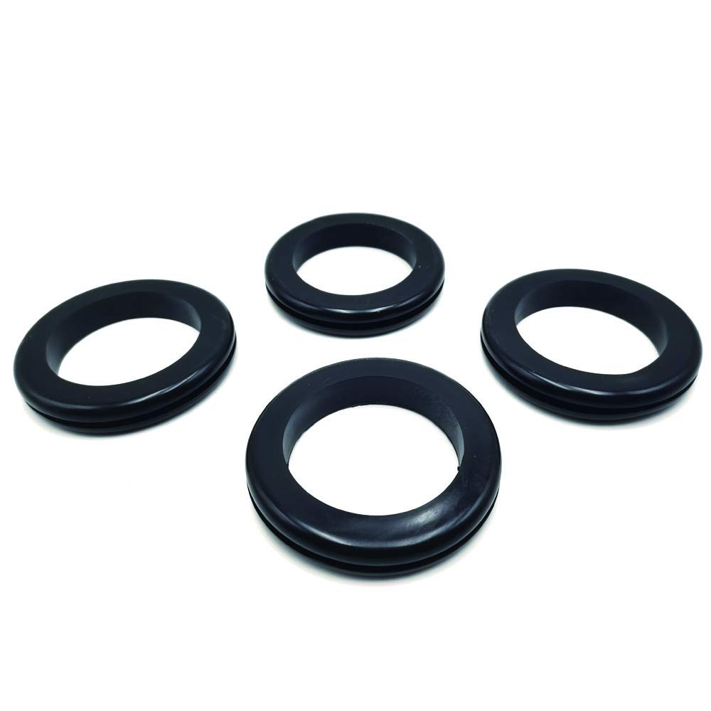 Rubber Grommet，2" ID 2-3/8" Drill Hole-Rubber Hole Plug-Rubber Plugs for Holes-Rubber Hole Grommet-Eyelet Ring-Firewall Hole，for Wires,Cables,Plugs,4pcs k:2-3/8" Drill Hole,4pcs