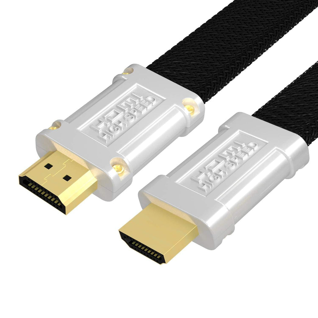 Ultra High Speed HDMI Cable 2.1 10 ft, 8K HDMI Cable (24 AWG, 48Gbps) HDMI Cord with Braided Support 8K 60Hz, 4K 120Hz, HDR, HDCP 2.2, Dolby Vision, Compatible with UHD TV Blu-ray PS4 PS5-10 Foot 8K-10FT-N