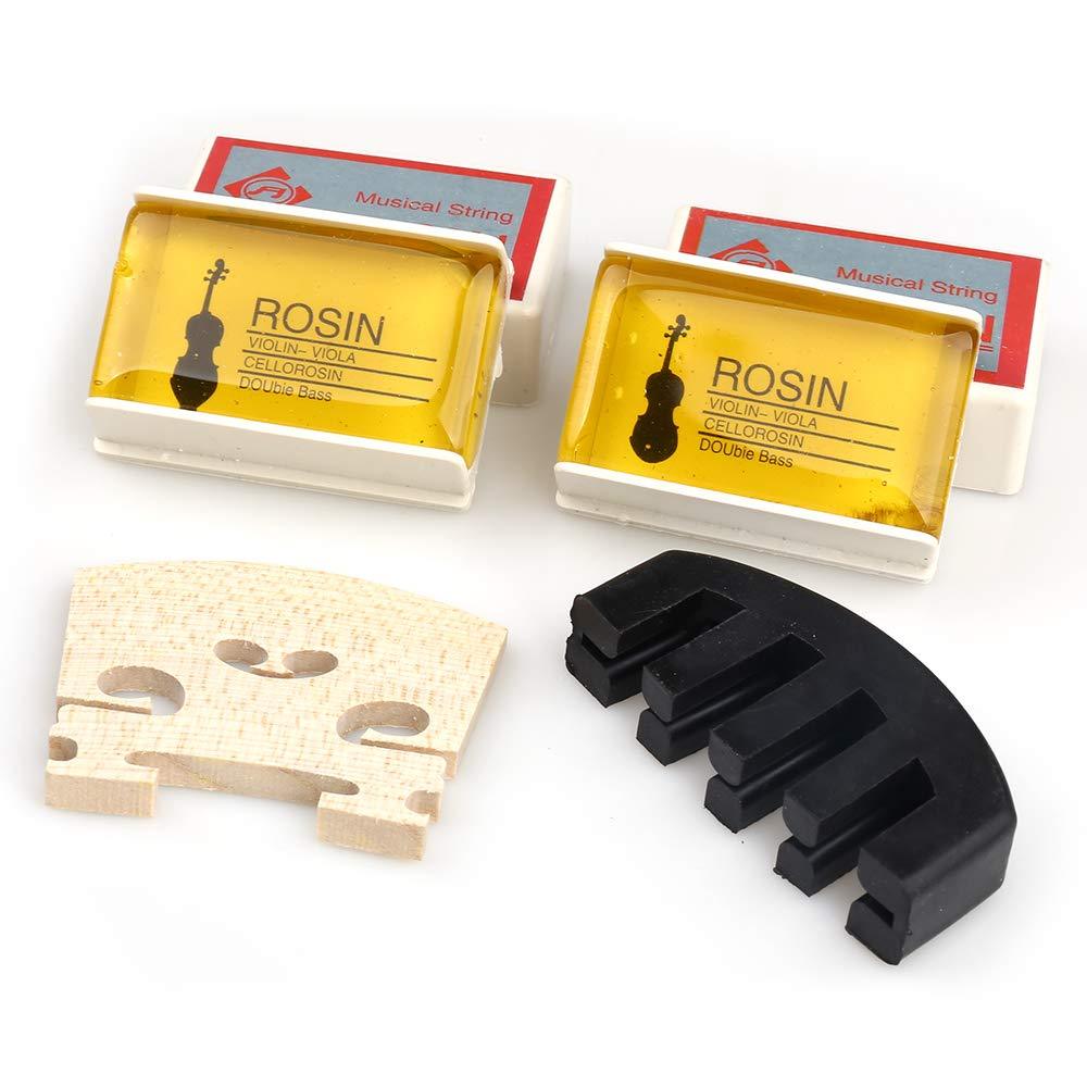 Traditional handmade rosin, low dust rosin, violin bow rosin, two pieces of rosin,one Violin Code and one violin mute.