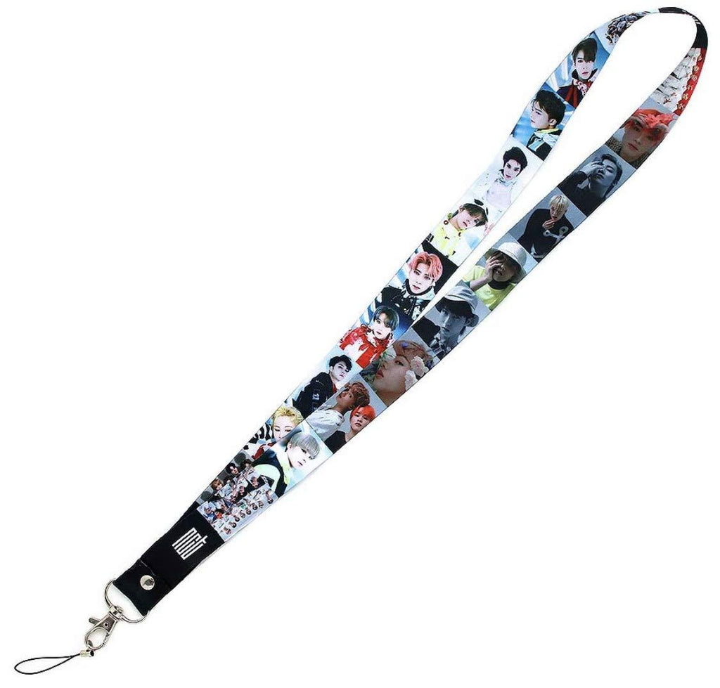 NCT Lanyard - Keychain and Phone Holder for Kpopers. Hold Your Badges, ID, etc. We Have 14 Goups: Stray Kids, NCT, TXT, EXO, Seventeen, Red Velvet, Itzy, Ikon, GOT7, Ateez, Twice.