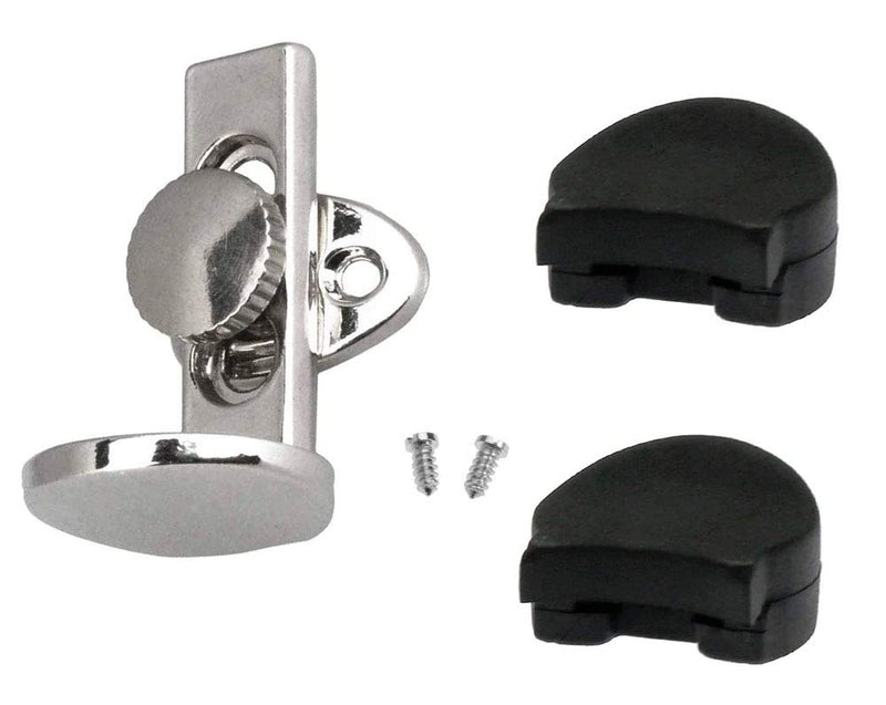 Jiayouy Adjustable Oboe & Clarinet Thumb Finger Rest Fit for 1.45-1.75cm Thumb with 2pcs Rubber Cushion Protector Metal Nickel Plated