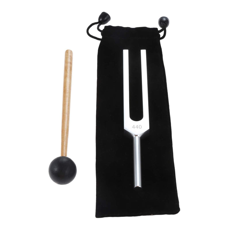 440 Hz Tuning Fork, with Silicone Hammer Bag for DNA Repair Healing, Sound therapy, Perfect Healing, Musical Instrument, Balancing, Healers, Vibration