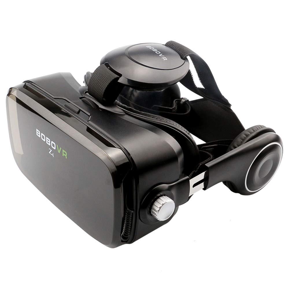 BOBOVR Z4 Virtual Reality Headset, 3D Glasses 120°FOV Adjustable Focal Length Stereo Headphone VR for 4.0-6.0 inch Smartphone (Black Z4) Black Z4