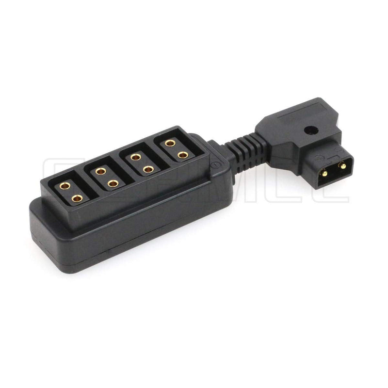 SZRMCC Ultrashort D-tap Male to 4 Port P-tap Hub Splitter Power Cable for ARRI RED Cameras accesories