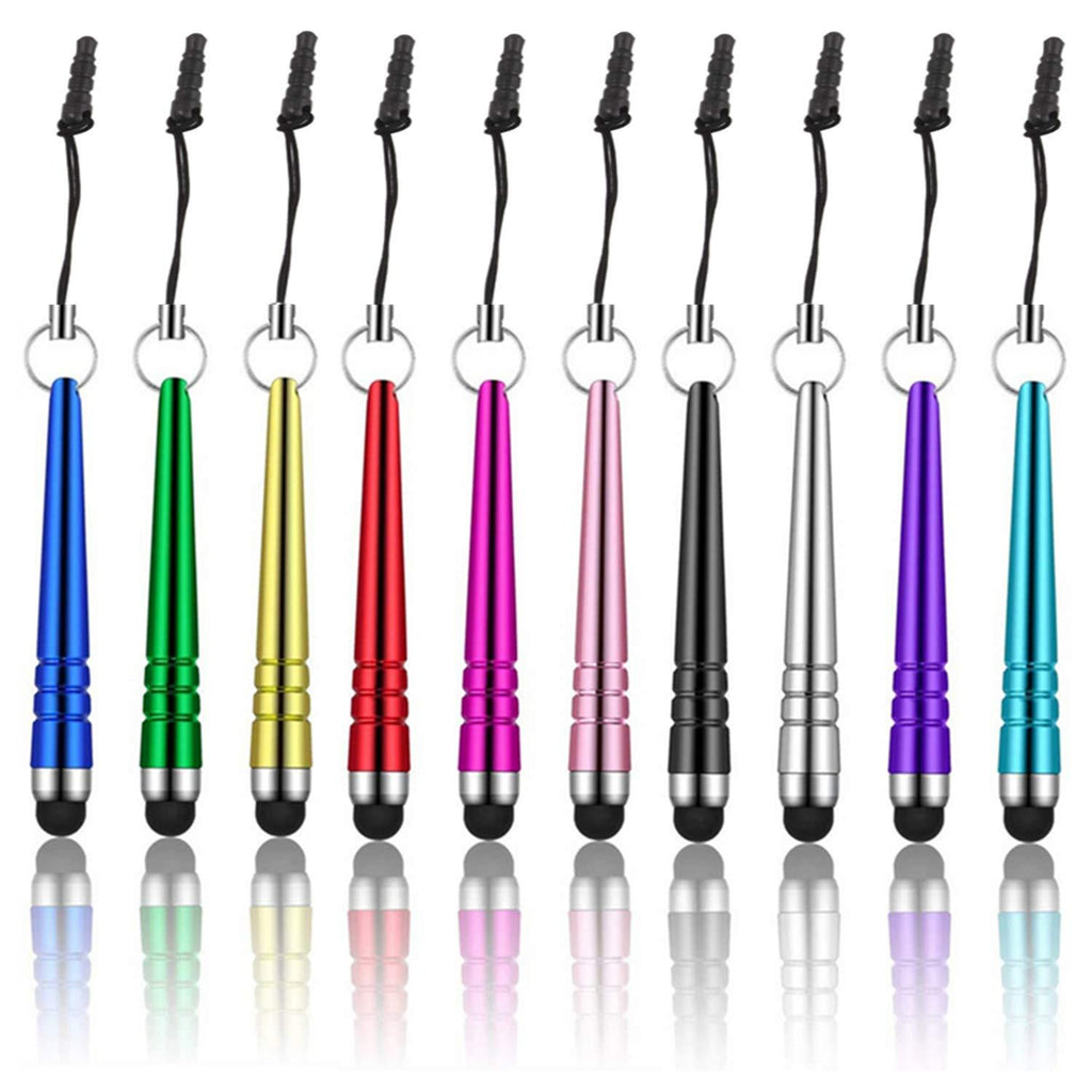 50 Pcs Short Stylus Pens Mini Stylus Pen Set Universal Touch Screen Pens Compatible with All Capacitive Touchscreen Devices for iPhone, iPad, Tablet and Most Touch Screen Devices