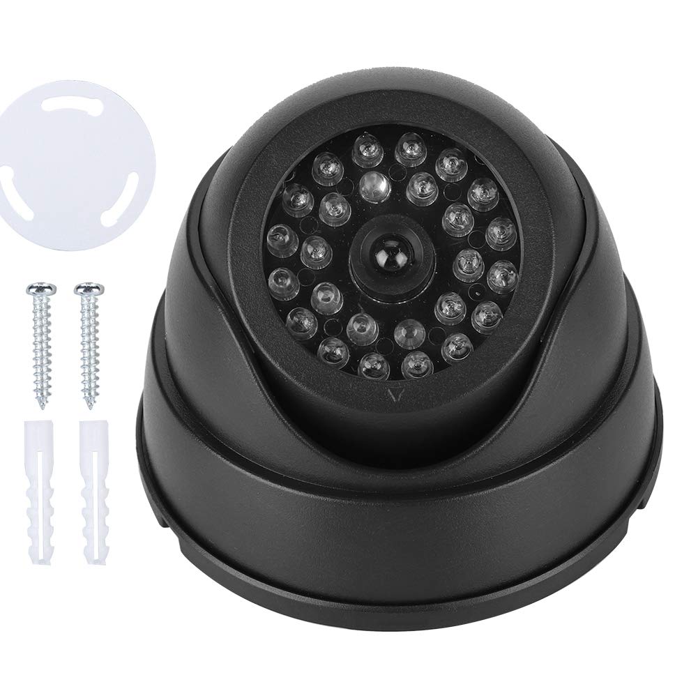 Dustproof Dummy Camera, with 30pcs IR LEDs Dummy Dome Camera, for Home Outdoor Security Camera Business Use